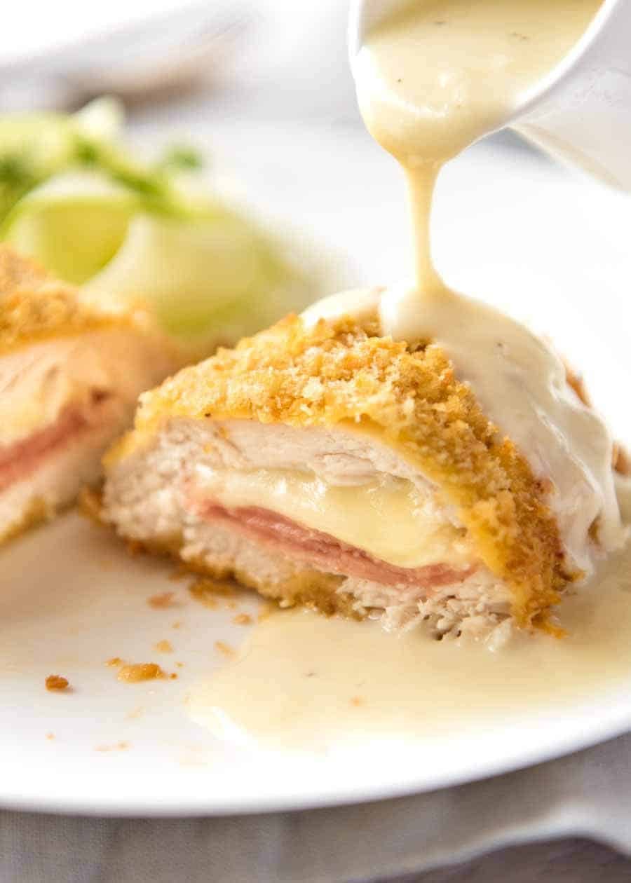 No-Roll Ham & Swiss Chicken Bake: Easier Than Cordon Bleu